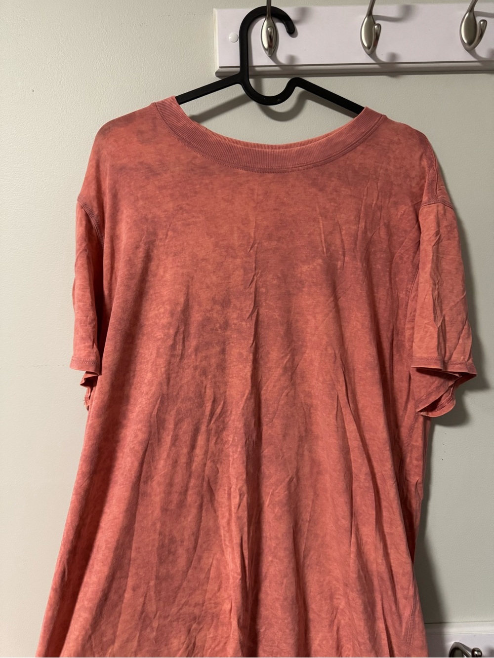 Lululemon soft lightweight Washed Coral Short Sleeve Tee